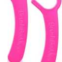 9 x Brush Buddies Barbie Kids Flossers, 36 Count, Pink Dental Floss Picks for Children, Bubble Gum Flavor, Fun Oral Care, Easy Grip, Tooth Cleaning, Toddler Dental Flossers, Barbie Themed.