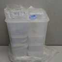 LemonRoad 9 Set Vacuum Seal Storage Food Containers with Lids (9 containers &9 Lids &1 Hand Vacuum Pump), Premium Airtight Food Storage, Airtight and Leak Proof(Clear)