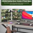 CCCEI Desk Organizer and Storage with Charging Station, Army Green Clamp on Table Pegboard, Gaming Standing Office Supplies Shelf Accessorie, Metal Peg Board Privacy Panels, Gifts for Men, 10FT.