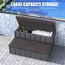 Hot Tub Steps, Outdoor Spa Steps with Storage, Non-Slip & Sturdy Hot Tub Stairs, 36 Inches Long