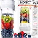 Bionic Blade Personal-Sized Blender 16.5 oz, BPA-Free, Cordless, Rechargeable 18,000 RPM Portable Blender for Shakes and Smoothies 8.6" Tall, Seen On TV