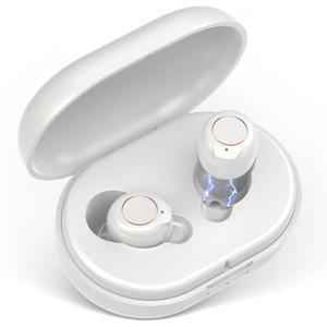 Hearing Aids for Seniors Rechargeable with Intelligence Noise Cancelling, Suitable Crowd with Mild Hearing Loss, Premium Comfort Design Invisible Hearing Amplifiers Noise ReductionWhite