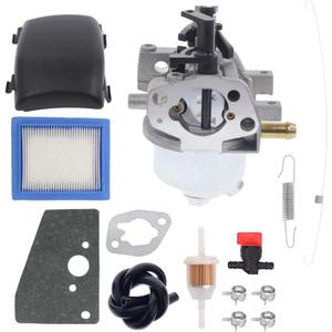 Cnfaner 14 853 49-s Carburetor - 14 096 133-S Air Filter Cover for Kohler 14 853 36-S 14 853 21-S XT650 XT675 XT149 6.75 149CC Courage XT6 XT7 Engine with Fuel Filter 14-083-22-s Air Filter Line Kit