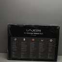 Laxon Air Bag Shiatsu Back Massager for Long time seatting with Long Distance Driving. Vehicle Seat Cushion for Stress Relief, Waist Hip Massager. (Black)