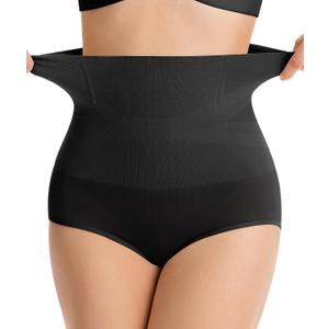 Tummy Control for Women Seamless High Waist Body Shaper (Black)