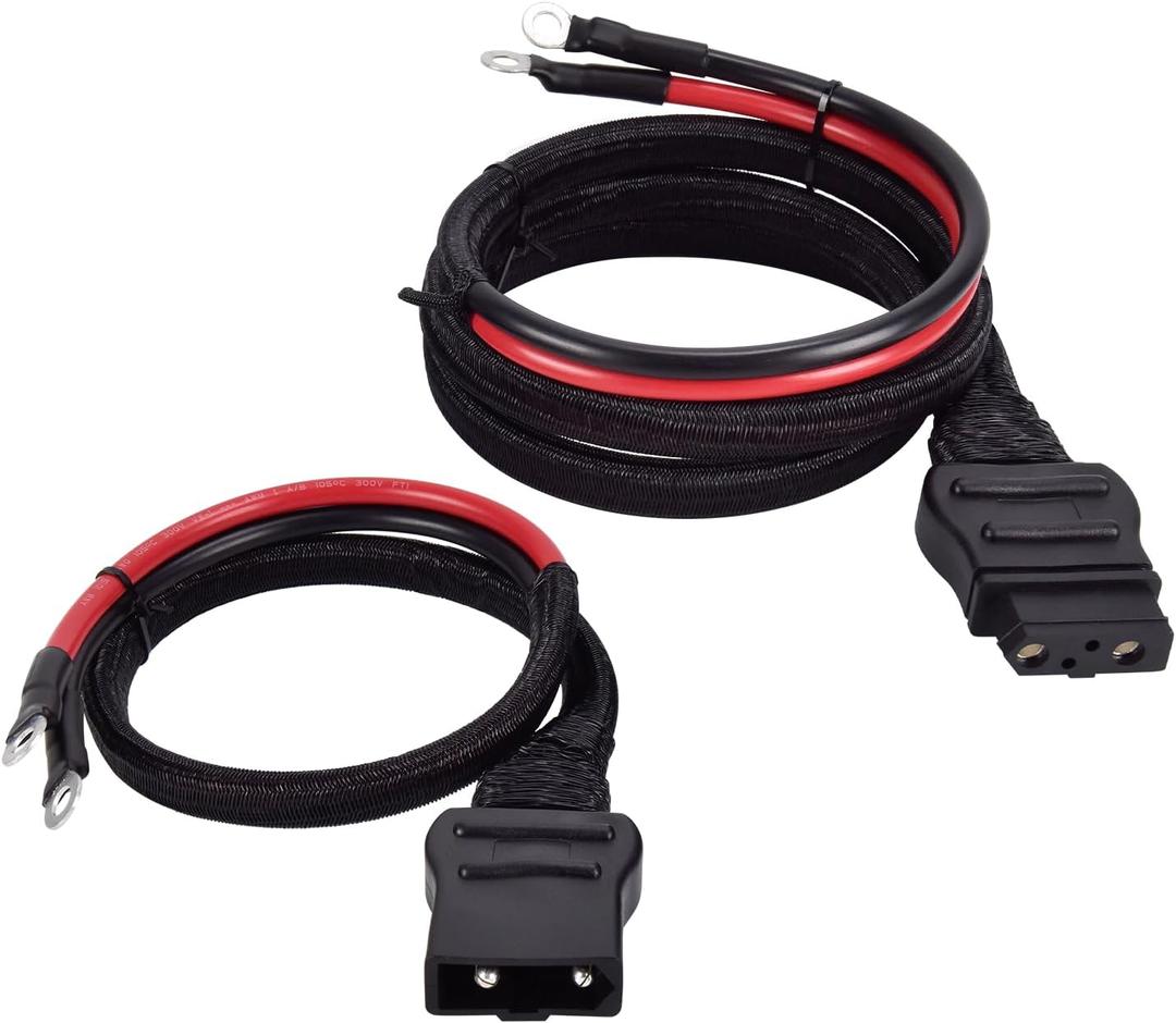 21294 61169 2 Pin Truck and Plow Side Battery Cable Fits for Western Fisher Snow Plow Replace# 8245 8274, Power Cable Wire Harness