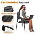 Sweetcrispy Waiting Room Chairs Set of 1, Office Guest Chairs No Wheels