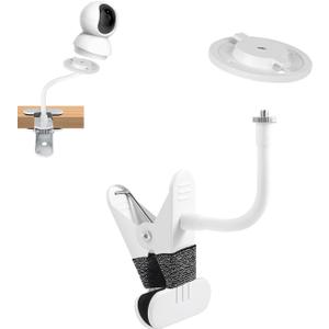 LONNKY Flexible Clamp Mount for TP-Link Tapo C200 C210 C220 Baby Monitor Camera, Adjustable Gooseneck Holder for Cribs, Bassinets, Shelves, No Tools or Drilling Required