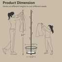 Black Cactus Shaped Coat Rack Hanger Freestanding