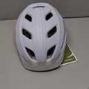 Retrospec Lennon Bike Helmet with LED Safety Light Adjustable Dial & Removable Visor (Matte White)