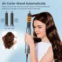 Hair Dryer Brush,Blow Dryer Brush with Attachments,110000 RPM Curly Twist 6 in 1 Air Style, Professional Ionic Hair Styling Tool, Left & Right Air Curler, Volumizer