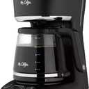 Mr. Coffee 12-Cup Programmable Coffeemaker, Brew Now or Later