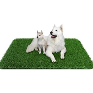 Grass Pad for Dogs 39.3 x 31.5 inches Strong Absorbency Soft Artificial Grass for Pets Potty Training, Easy to Clean Fake Grass for Dog Indoor Outdoor Use(1 Pack) (39.4x31.5 Inch)