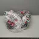 Hiboom 4 Pcs Christmas Teardrop Swag Ornament Christmas Swags Xmas Teardrop Artificial Berry Clusters Pine Cone Decorative Props Pendant with Red Bow for Indoor Outdoor Wall Door Hanging Decor