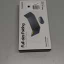 Foldable Keyboard and Mouse, Samsers Folding Bluetooth Keyboard Combo, 2.4G + BT5.0 x 2, Full-Size Portable Travel Keyboard & USB-C Rechargeable Wireless Mouse for Windows Android iOS Mac OS