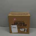 ProSource Foam Puzzle Floor Play Mat for Kids and Babies with Solid Colors, 36 or 16 Interlocking Tiles with Borders, Assorted