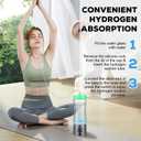 Hydrogen Water Bottle Generator with SPE/PEM Technology, 5000PPB,Portable Rechargeable Hydrogen Water Ionizer Machine for Home,Office, Gym,Travel -Gift for Holidays