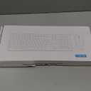 Wireless Keyboard and Mouse Combo, Full-Sized Wireless Keyboard and Adjustable DPI Mouse, 2.4GHz USB Receiver, Silent Keyboard and Mouse for PC, Windows, MAC, Desktop, Laptop(Purple)