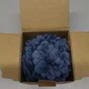 UGASA Velvet 12x20 Inch Lumbar Soft Throw Pillow Cover Boho Farmhouse Decorative Corduroy Striped Both Sides Solid Rectangular Cushion Case for Couch Bedroom Sofa Home, 1 Piece, Dusty Blue