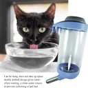 Dog Crate Water Bottle Dispenser - No Drip Dog Kennel Water Dispenser & Cage Bottle - Easy-to-Use Water Bottle for Cat Crate - Perfect for Keeping Your Pet Hydrated (Blue)-500ML