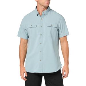 UNIONBAY Men's Short Sleeve Aero Tech Button-up Shirt (Lacquer, S)