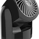 Vornado Flippi V6 Compact Air Circulator Fan, Quiet Portable Travel Fan for Desk or Bedroom, Adjustable Head, 2 Speeds, Midnight (Personal)
