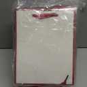 Yeaqee 24 Pack Metallic Paper Gift Bags with Handle and Tissue 9x7x3.1 Gold Foil Welcome Favor Bags Return Gifts for Wedding Fall 5 Senses Christmas Bridesmaid Birthday(White, Dark Red)