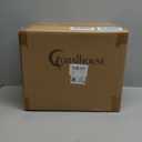 CoralHouse Large jewelry boxes & organizers,3-Layer Glass Jewelry Organizer with Velvet Lining and Copper Handles - for Rings, Earrings, Necklaces, Bracelets, and Watches.