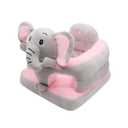 vocheer Sit Me Up Floor Seat for Baby Chair for Sitting Up Support Seat Sofa Plush Animal Shaped Baby Learning to Sit Chair for 3-24 Months Girls and Boys, PP Cotton Full Filling,Elephant