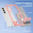 for Samsung Galaxy S26+ Plus Case with Screen Protector,Cute Pink
