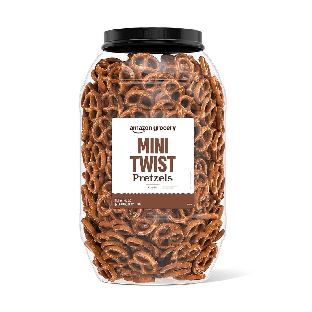 Amazon Grocery, Mini Twist Pretzels, 40 Oz (EXP 12/05/26)