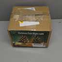 Blissun Christmas Night Light, Ceramic Tree Decor 6 Inch with Multicolor Bulbs, 360 Swivel Plug & On/Off Switch for Bedroom, Home, Bathroom (2 Pack)