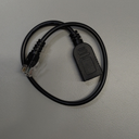PLEASANTLY USB to Rj9 Female to Male, 4p4c 4-Pin Adapter, Compatible with Most Avaya Landline Phones (RJ9 Male to USB Female 30cm)