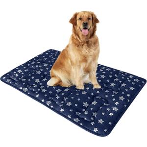 Dog Crate Pad Mat (42" X 28"), Soft Dog Bed Mat with Cute Prints