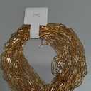 Quelay 20pcs Paperclip Chain Necklace Plated Chains Bulk Alloy Link Cable Necklace for Jewelry DIY Making Supplies Accessories (Gold)