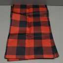 Buffalo Plaid Pillow Covers 18x18 Set of 2 Black and Red Decorative Throw Pillow Cover Vintage Square Pillowcases Cushion Covers for Couch Bed Sofa Decor