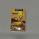 YWXTW Camera Lens Protector for iPhone 17 Pro/iPhone 17 Pro Max, [1 Step Installation Tray] Tempered Glass Screen Protector Metal Individual Camera Cover Accessories Case Friendly (Cosmic Orange-2Pack)