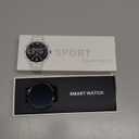 Military Smart Watch for Men 1.85" HD Ultra Screen Touch Screen 710mAh Battery Smart Watches for Android iOS Bluetooth Call Answer/Dial Calls Fitness Tracker with 100+ Sports (Black)