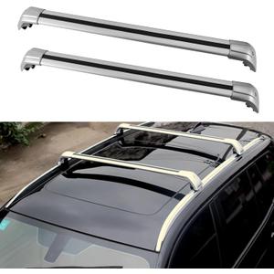 Roof Rack Cross Bars for Volvo XC90 XC-90 2015-2026 Anti-Theft Lockable Roof Rails Aluminum Roof Luggage Rack Carrier(Silver)