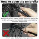 ESUFEIR Mini Sun Umbrella for Purse With Case