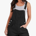 ANRABESS Overalls for Women Denim Shorts Overalls 2025 Summer Casual Loose Fit Adjustable Rompers Jean jumpsuit Bib Shortalls L