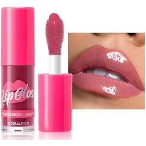Mix Mefyhtune Lip Plumping Gloss Lip Gloss Moisturizing Tinted Lip Gloss Long Lasting Waterproof Hydrating Plumping Lip Oil For Women, Pack of 4
