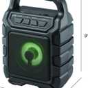 iLive Electronics ISB199B Wireless Tailgate Party Speaker, with LED Light Effects and Built-in Rechargeable Battery, Black