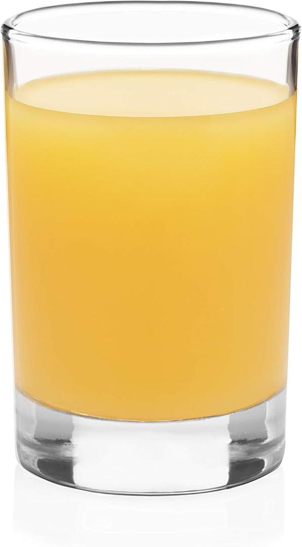 Libbey Heavy Base Juice Glasses, Set of 4, 5.5 fluid ounces