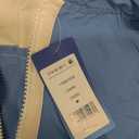 Prince Pickle Ball Cropped Hoodie Jacket Womens Medium Blue Zip Up Crew Neck Casual