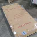 YOSHOOT Hand-Made Wooden Spliced Wall Mirror for Bathroom, Rustic Farmhouse Vanity Mirror, Dcor Wall Art, Solid Wood Frame, Vertical or Horizontal Hanging, 72" x 36", Black