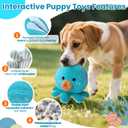 Interactive Dog Toys, [Newly Upgraded] Moving Dog Toy to Keep Them Busy, Bouncing Dogs Toy/Squeaky Rolling Ball with Jumping Music Talking Mode for Small Medium Large Dogs(Upgrade Octopus)