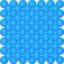 Hanaive 100 Pack Table Tennis Balls Multi Colored 40mm Plastic Balls Bulk Washable Small Game for Carnival Pool Games, Party Decoration Pet Toy (Light Blue)