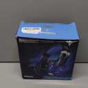 BENGOO G9000 Stereo Gaming Headset for PS4 PC Xbox One PS5 Controller, Noise Cancelling Over Ear Headphones with Mic, LED Light, 7.1 Surround Sound, Soft Memory Earmuffs for Nintendo Xbox Series X|S (Blue)