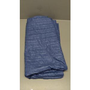 Seersucker Duvet Cover Set  Grayish Blue (72x 74 inches), 100% polyester